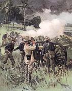 unknow artist Field Artillery in Action Germany oil painting reproduction